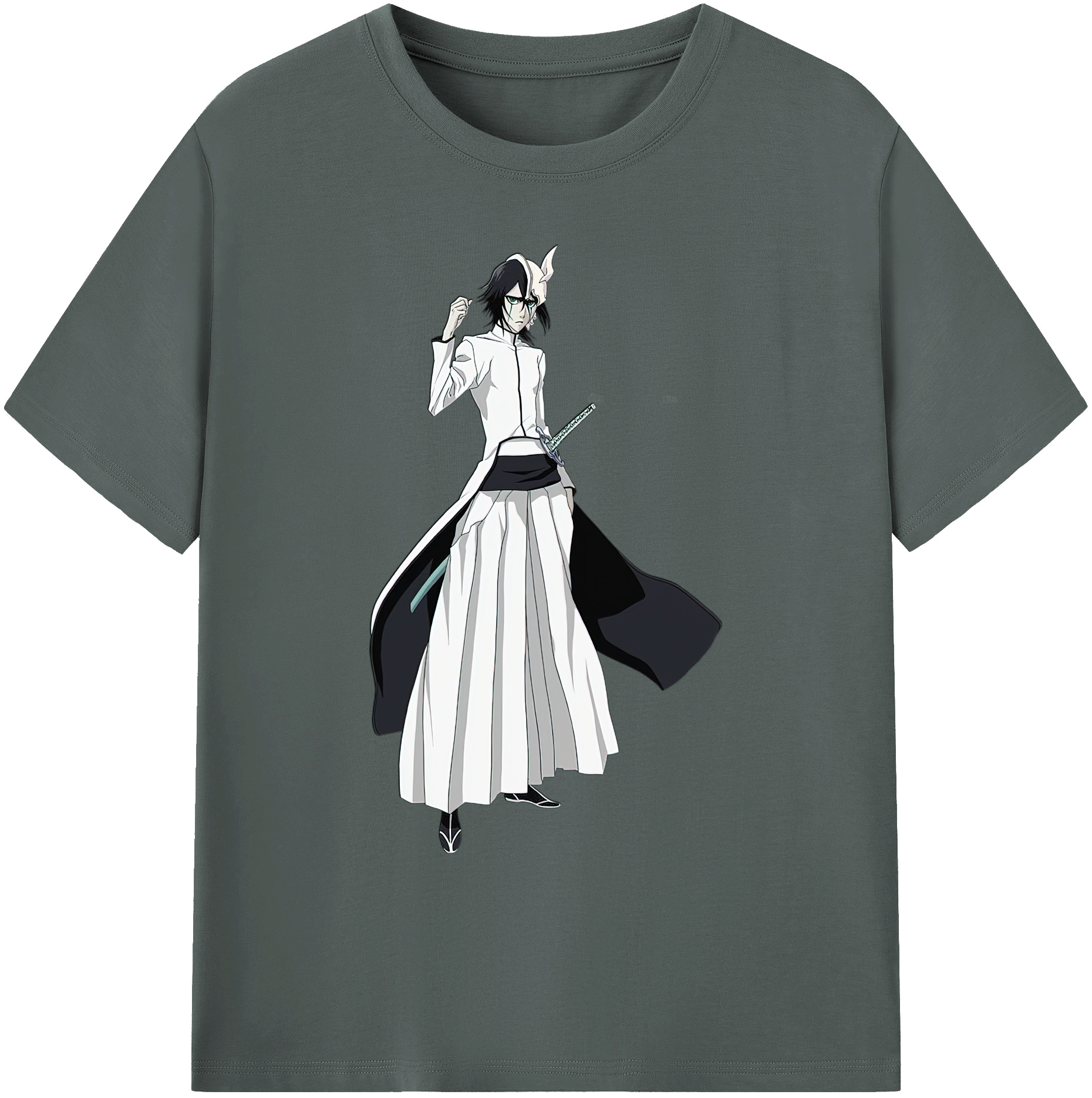 （画像用） ブリーチ ウルキオラ·シファー BLEACH Ulquiorra cifer 綿100％ メンズ半袖Tシャツ｜肌触りやわらか＆通気性